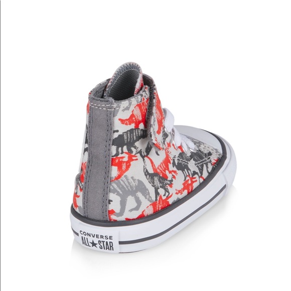 Boys Girls Converse All Star Dino Daze Sneakers Toddler baby Infant Size 4 w/box - Picture 6 of 7